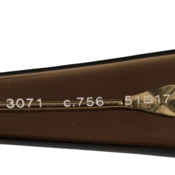Chanel Eyeglasses Frames 3071 C757 Brown Rectangular With Hard Case and Box - Picture 14 of 16